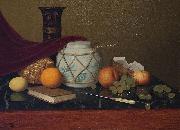 Still Life with Ginger Jar William Harnett